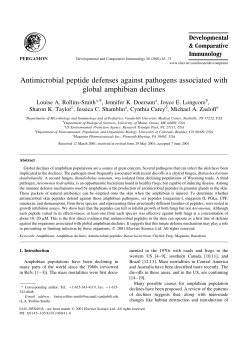 Antimicrobial peptide defenses against pathogens associated with