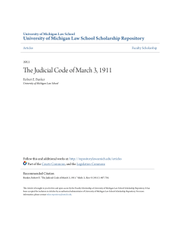 The Judicial Code of March 3, 1911