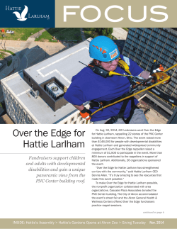 Over the Edge for Hattie Larlham