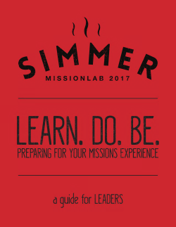 2017 Training Guide for Leaders