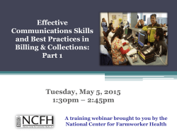 Effective Communications Skills and Best Practices in Billing