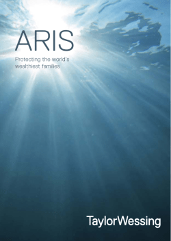 ARIS - Protecting the world`s wealthiest families