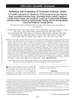 AHA/ASA Scientific Statement