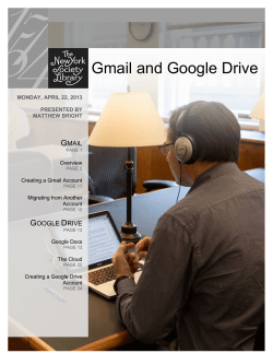 Gmail and Google Drive