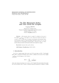 On The Harmonic Index and The Girth for Graphs