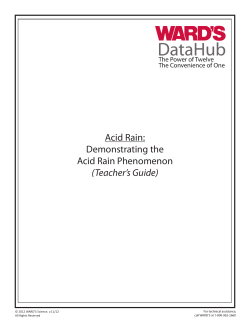 Acid Rain Digital Guide