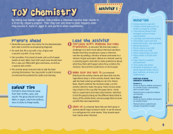 Toy Chemistry
