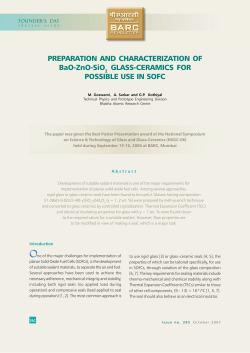 PREPARATION AND CHARACTERIZATION OF BaO-ZnO