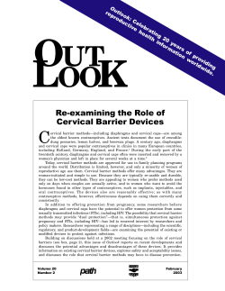 Re-examining the Role of Cervical Barrier Devices