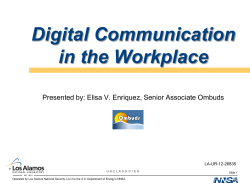 Digital Communication in the Workplace