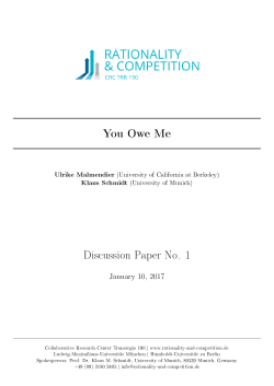 Open PDF file - Rationality and Competition