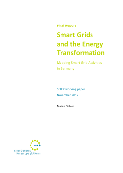 Smart Grids and the Energy Transformation