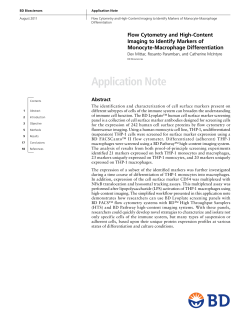 Flow Cytometry and High-Content Imaging to