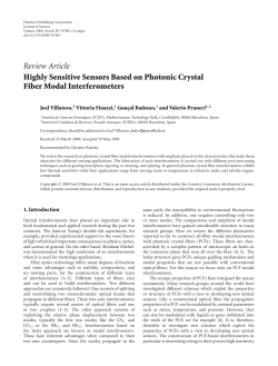 Highly sensitive sensors based on photonic crystal fiber modal