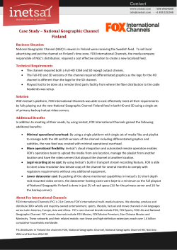 Case Study &ndash; National Geographic Channel Finland