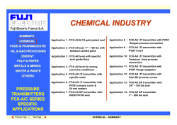 CHEMICAL INDUSTRY