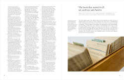 art, archives and Austria