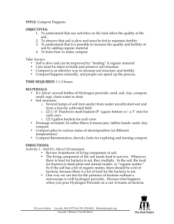 compost happens - The Food Project