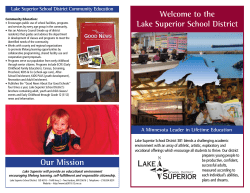 Our Mission - Lake Superior School District #381