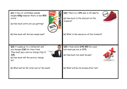 Q1) A box of cornflakes usually weighs 600g however there is now