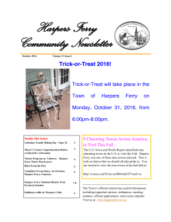 Harpers Ferry Community Newsletter