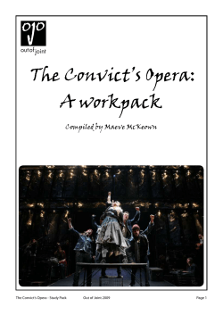 The Convict`s Opera