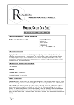 Silver Nitrate 0.100N