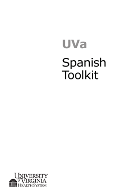 Spanish Toolkit UVa - Claude Moore Health Sciences Library