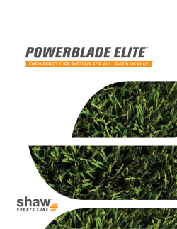 powerblade elITe - Shaw Sports Turf