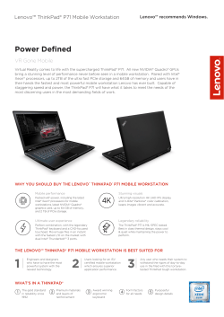 Power Defined - Think Workstations