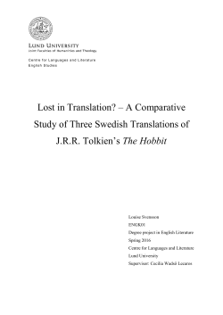 Open Access - Lund University Publications