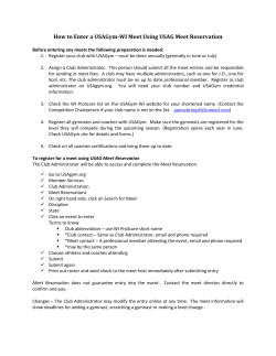 USAGym Meet Reservation How To