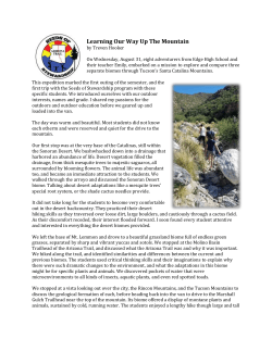 August 31, 2016 - Arizona Trail Association