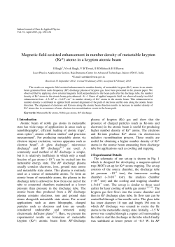 Magnetic field assisted enhancement in number density of