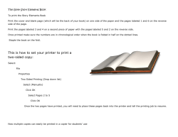 This is how to set your printer to print a two-sided copy