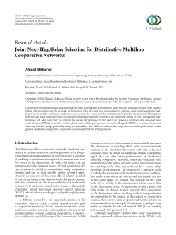 Joint Next-Hop/Relay Selection for Distributive Multihop Cooperative