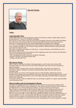 David Clarke - The Speakers List