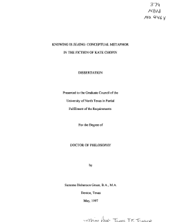 knowing is seajng: conceptual metaphor