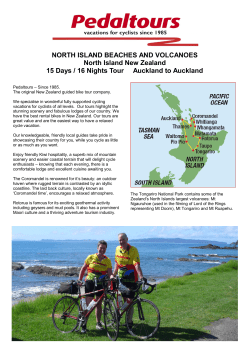 NORTH ISLAND BEACHES AND VOLCANOES North Island New