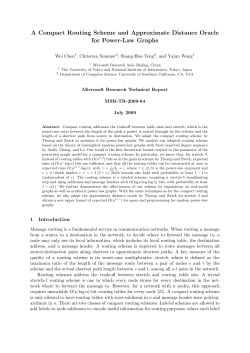 A Compact Routing Scheme and Approximate Distance
