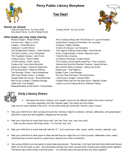 Cowboys - Perry Public Library
