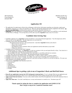 Application 101 Candidate Interviewing Tips Additional