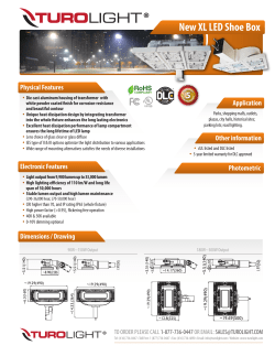 New XL LED Shoe Box