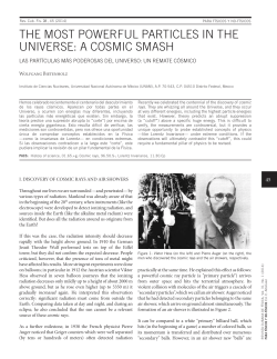the most powerful particles in the universe: a cosmic smash