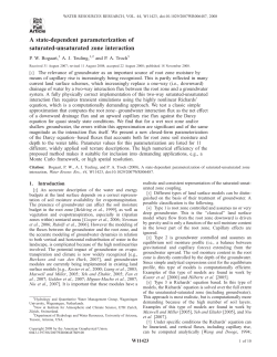 A state-dependent parameterization of saturated