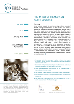 the impact of the media on court decisions