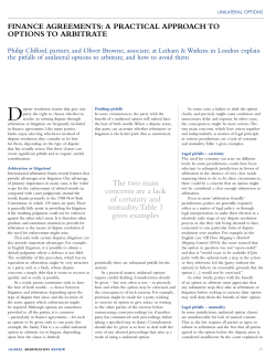 The two main concerns are a lack of certainty and mutuality. Table 1