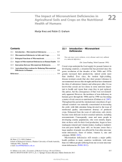 Knez and Graham, 2013, Nutrient Deficiencies and Soils