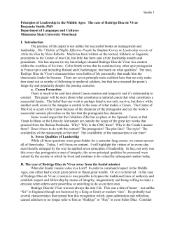 Principles of Leadership in the Middle Ages