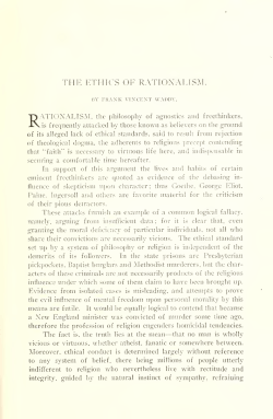 The Ethics of Rationalism.